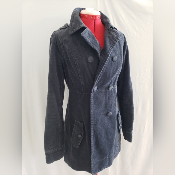 Heritage 1981 Jackets & Blazers - Heritage 1981 Dark Navy Double-Breasted Pea Coat